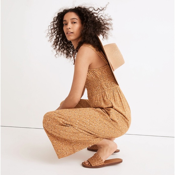 Madewell Sophia floral wide-leg jumpsuit - Picture 4 of 7